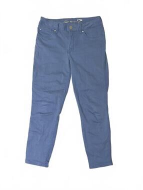 Seven 7 Jeans Women's 6 Blue Denim High Rise Skinny Crop Skin Fit